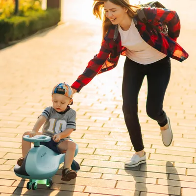 Produktbild von Rutschauto für Kinder Tulano Focus 35 LED - Kinderfahrzeug - Maximale Tragfähigkeit von 100 kg - Auto Swing Car Rutscher