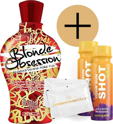 Produktbild von Devoted Creations - Blonde Obsession + 2 Your Sun Shots + 2 Erfrischende Tücher