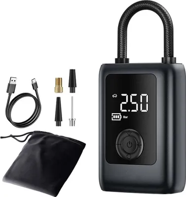 Image de INF Compresseur d'air sans fil pour voiture - Gonfleur électrique portable