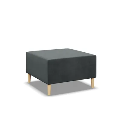 Produktbild von Pouffe-Fußhocker, wohnzimmer Sitzpouf BLANK 70x70cm, Dunkelgrau