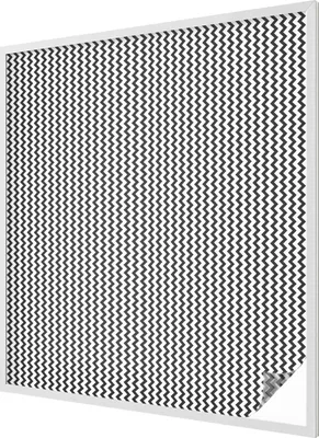 Obrázek produktu pro Vitrážová fólie na okna - 116x100 cm - vitrážový vzor - neprůhledná dekorativní fólie na ochranu soukromí - samolepicí, ochrana proti UV záření - klikatý vzor