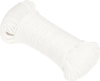 Obrázok produktu pre vidaXL Bootsseil Weiß 3 mm 50 m Polypropylén