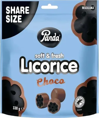 Produktbild von Panda Soft & Fresh Licorice Choco 330g