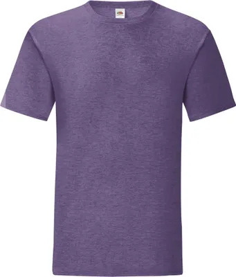 Image de Fruit Of The Loom Herren T-Shirt Iconic PC3389 (S) (Violett meliert)