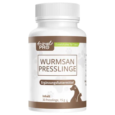 Produktbild von Wurmsan Presslinge | Ergänzungsmittel für Hunde und Katzen
