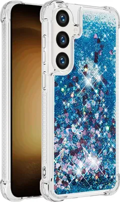 Produktbild von Samsung Galaxy S26 Hülle - Coverup Liquid Glitzer Back Cover - Blau