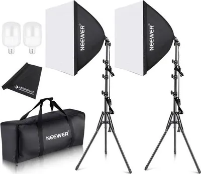 Image de Kit d'éclairage Neewer NK200 Softbox avec chiffon microfibre