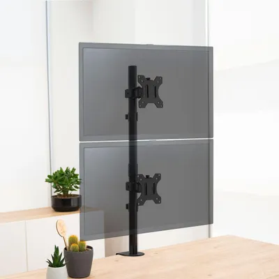 Produktbild von TooQ DB1233TNV-B, Klemme /Bolzen, 16 kg, 33 cm (13"), 81,3 cm (32"), 100 x 100 mm, Schwarz