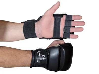 Produktbild von DANRHO JJu Jutsu Handschuhe Karatehandschuhe : schwarz M Farbe: schwarz Größe: M