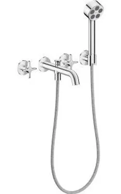 Productafbeelding van AXOR 48443000 3-gats badarmatuur AXOR One