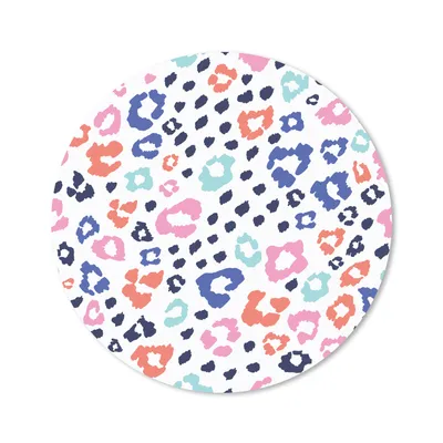 Obrázok produktu pre Podložka pod myš - Tlač pantera - Pastelové farby - Farby - 20x20cm - Rohožka pod myš