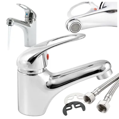 Zdjęcie produktu dla Granitan | ALFA – bateria umywalkowa – chrom – mosiądz – głowica ceramiczna – łatwy montaż