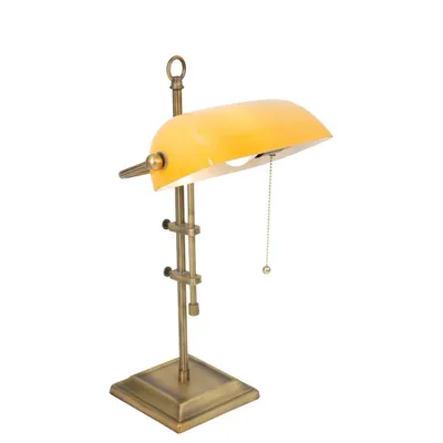 Image de Steinhauer - lampe de table - Ancilla - bronze - verre métal - lampe de bureau - E27 - 7735BR