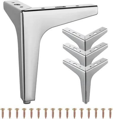 Productafbeelding van Set van 4 Moderne Triangulaire Meubelpoten - 17 cm Hoog