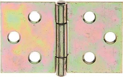 Produktbild von GAH-Alberts Scharnier breit, Scharnier, Gelb, Stahl, Außentürelement, 30 mm, 4 mm