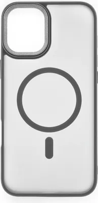 Produktbild von Roma Case MagSafe Matt-Transparente Hülle - Schlankes Design mit maximalem Schutz kompatibel mit iPhone 14 Pro Max Grau