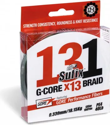 Obrázok produktu pre Sufix 131 Braid Lo-Vis Green 135 m 0,148 mm 8,1 kg