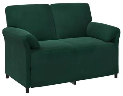 Image de Canapé 2 places vidaXL vert foncé 138 x 83 x 95 cm en velours