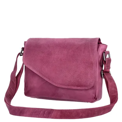 Produktbild von The Skandinavian Brand Damen Leder Umhängetasche Purple : lila-50 Farbsortierung: lila-50