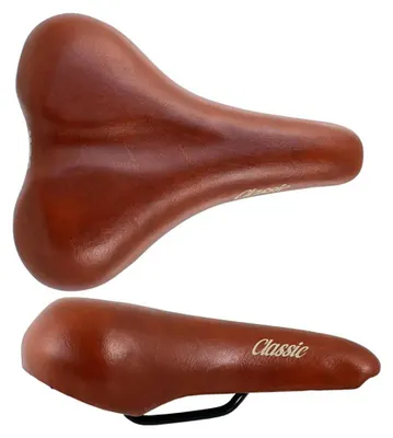 Produktbild von WAG Classic Fahrradsattel bequemer urbaner Sattel - Braun
