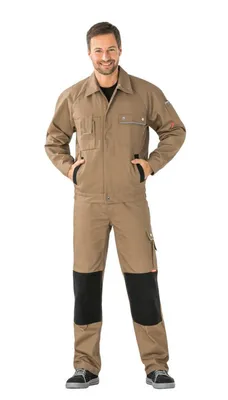 Produktbild von Planam Bundjacke Canvas 320 Gr. 58 khaki/schwarz