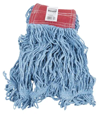 Productafbeelding van Rubbermaid FGD25306BL00, Mopkop, Blauw, Katoen, Synthetisch, 1 stuk
