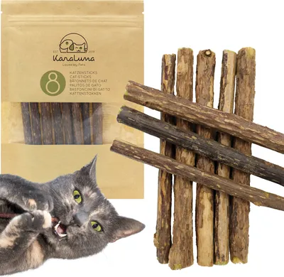 Produktbild von KaraLuna Matatabi Sticks Katzen Zahnpflege Katzenspielzeug Spielzeug Katzenminze