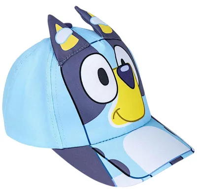 Produktbild von Basecap Bluey mit 3D Ohren Blau 53 cm