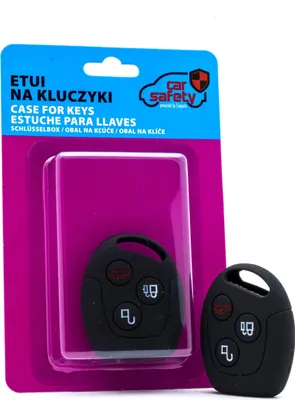 Zdjęcie produktu dla Silikonowa osłona kluczyka BLACK do Forda