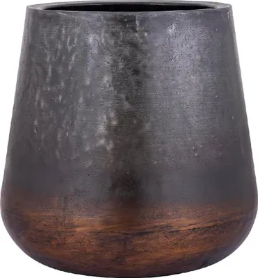 Produktbild von PTMD - Topf Nouska - Schwarz - 48x48x48cm