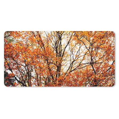 Produktbild von MuchoWow® Schreibtischunterlage Wald - Herbst - Jahreszeiten 80x40 cm - XXL Mauspad - Gaming Mauspad