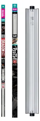 Productafbeelding van Arcadia Pro T5 Set Dragon 14% UVB 1150mm | 54W complete terrarium UVB set voor grote verblijven