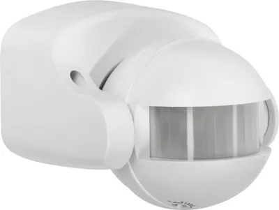 Produktbild von Bewegungsmelder weiß 1000w 180° IP44 PIR ALER JQ-30-W Kanlux 460