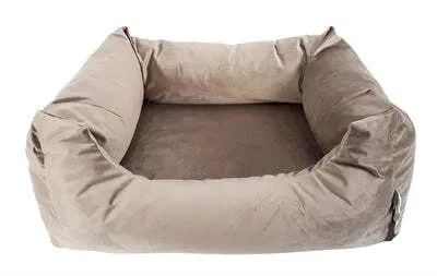 Image de Madison Friends Lit pour chien velours taupe