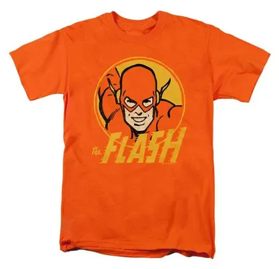 Productafbeelding van DC Comics - T-shirt voor heren/dames, uni, katoenmix, model TV36992 (XL) (Oranje)