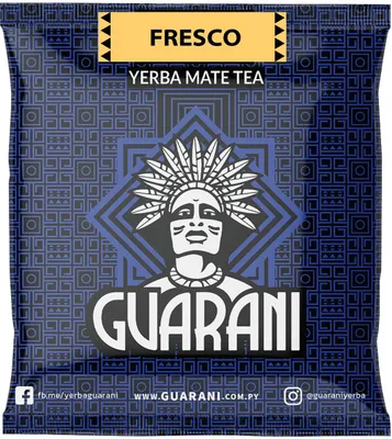 Produktbild von Guarani - Mate Tee Fresco 50g Probe - Minze, Salbei, Eukalyptus - Rauchig Viel Staub - Intensive Yerba Mate - Paraguay