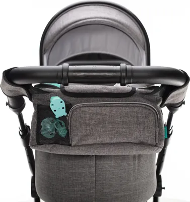 Produktbild von ZOPA Deluxe Kinderwagen-Organizer Grau