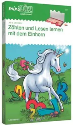 Immagine prodotto di miniLÜK-Set. Zählen und lesen lernen mit dem Einhorn ab 5 Jahren
