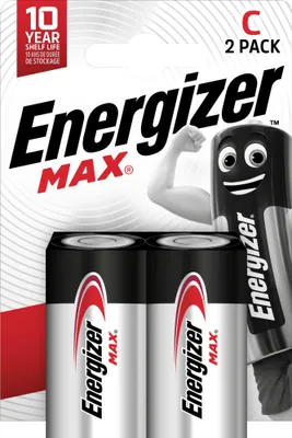 Obrázek produktu pro Energizer Max, Baterie na jedno použití, 2 kusů
