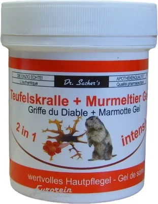 Image de Gel-crème à la griffe du diable + marmotte 125 ml de Dr. Sacher's