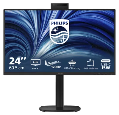 Produktbild von Philips 3000 series 24B2U3301H/00, 60,5 cm (23.8"), 1920 x 1080 Pixel, Full HD, LCD, 4 ms, Schwarz