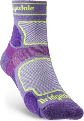 Produktbild von Bridgedale Trail Run Ultralight T2 Coolmax (Polyesterfasern) Sport 3/4 Crew Women's Barva: lila / Velikost: L