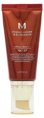 Obrázok produktu pre Missha M Perfect Cover BB Cream SPF42 Multifunkčný BB krém č. 27 Honey Beige, 50 ml
