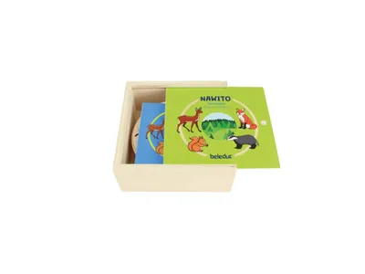 Produktbild von Nawito Puzzle Tierwelten von beleduc, 45 Teile