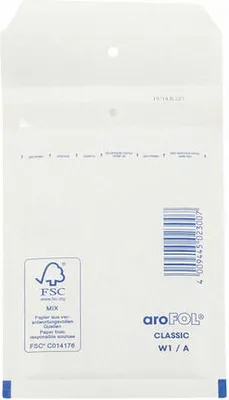 Produktbild von 100x AROFOL CLASSIC Luftpolstertasche  1/A-11W 100x165mm weiß
