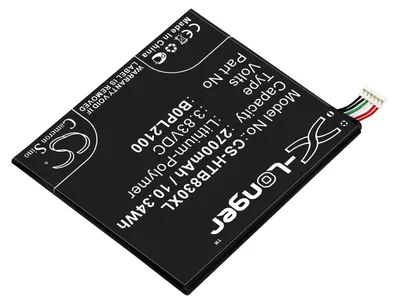 Produktbild von TECHTEK Akku Kompatibel mit [HTC] B3, B830x, Butterfly 3, Butterfly 3 LTE Ersetzt 35H00241-00M, für B0PL2100, für B2PL2100
