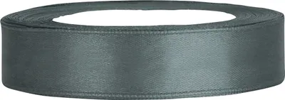 Produktbild von Satinband grau B:12mm, L:25m