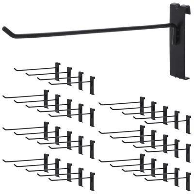 35 Rasterpaneel-Haken 20 cm schwarz für Display-Ständer