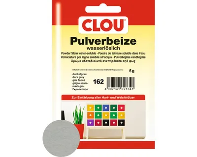 Produktbild von Clou Pulverbeize dunkelgrau 5 g