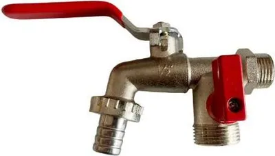 Produktbild von Gartenventil doppelt 1/2"-3/4"-3/4"